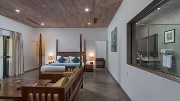 Egyptian cotton sheets, premium bedding, minibar, in-room safe