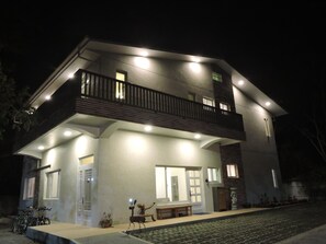 Front of property - evening/night - Deer House B&B (Luye)