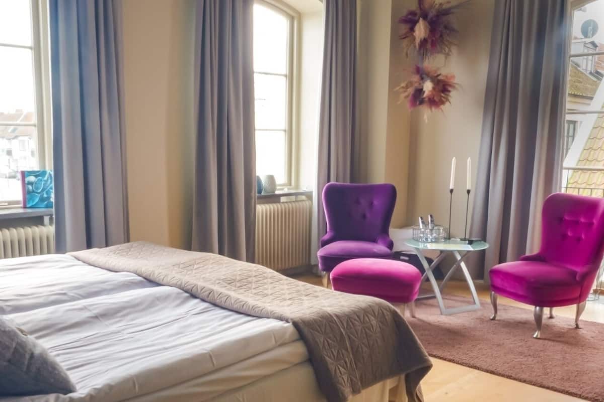 Superior tweepersoonskamer, uitzicht op oceaan (Tullhuset, Annex) | Individueel gedecoreerd, individueel gemeubileerd, een laptopwerkplek