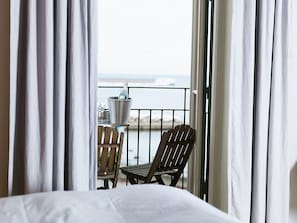 Chambre Standard double, balcon, vue sur l’océan | Balcon