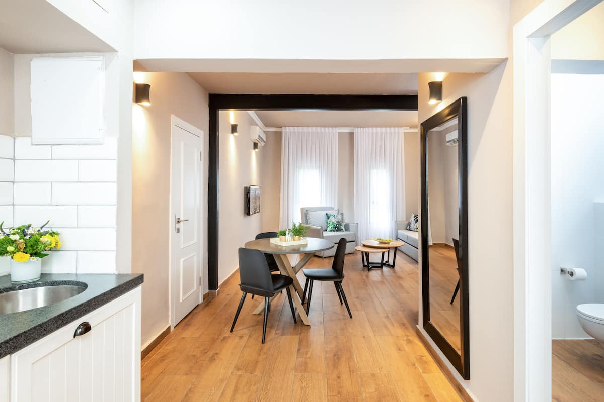 Suite Premium, 1 camera da letto, lato giardino | Cucina privata