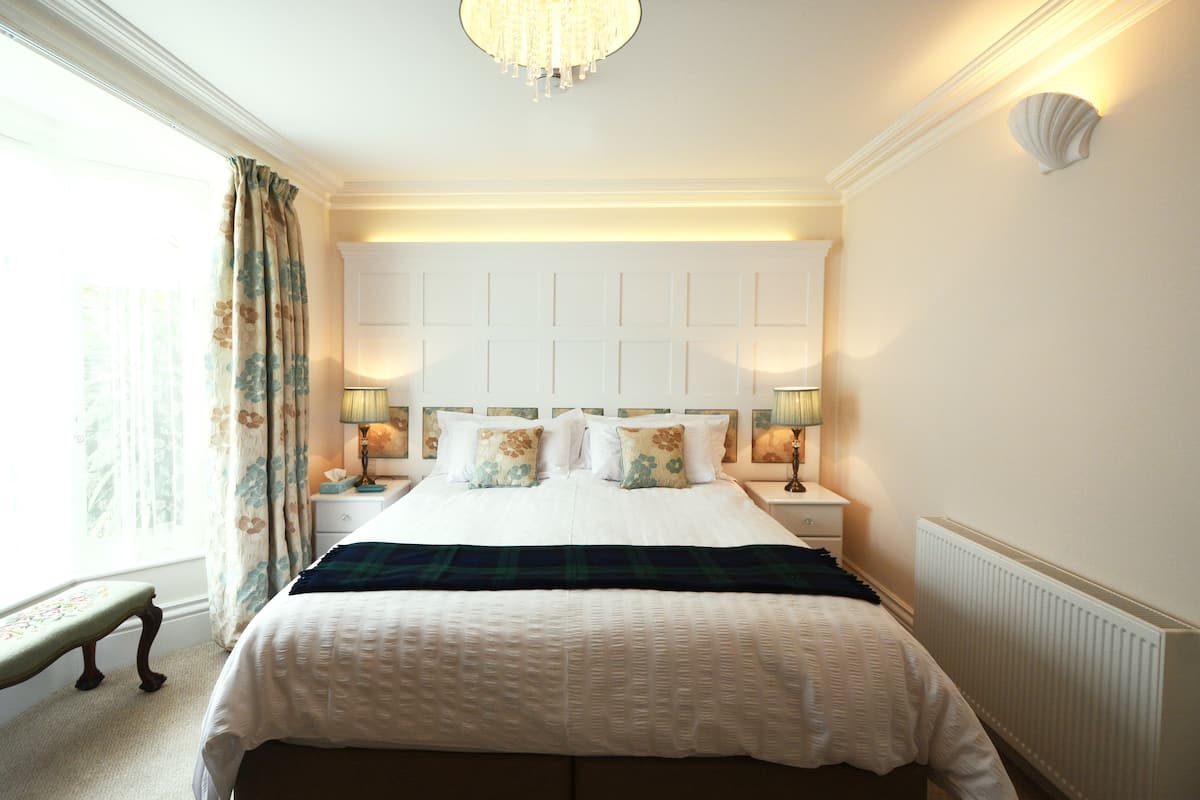 1 habitación y ropa de cama de alta calidad