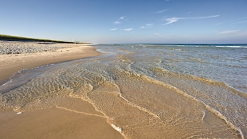 On the beach