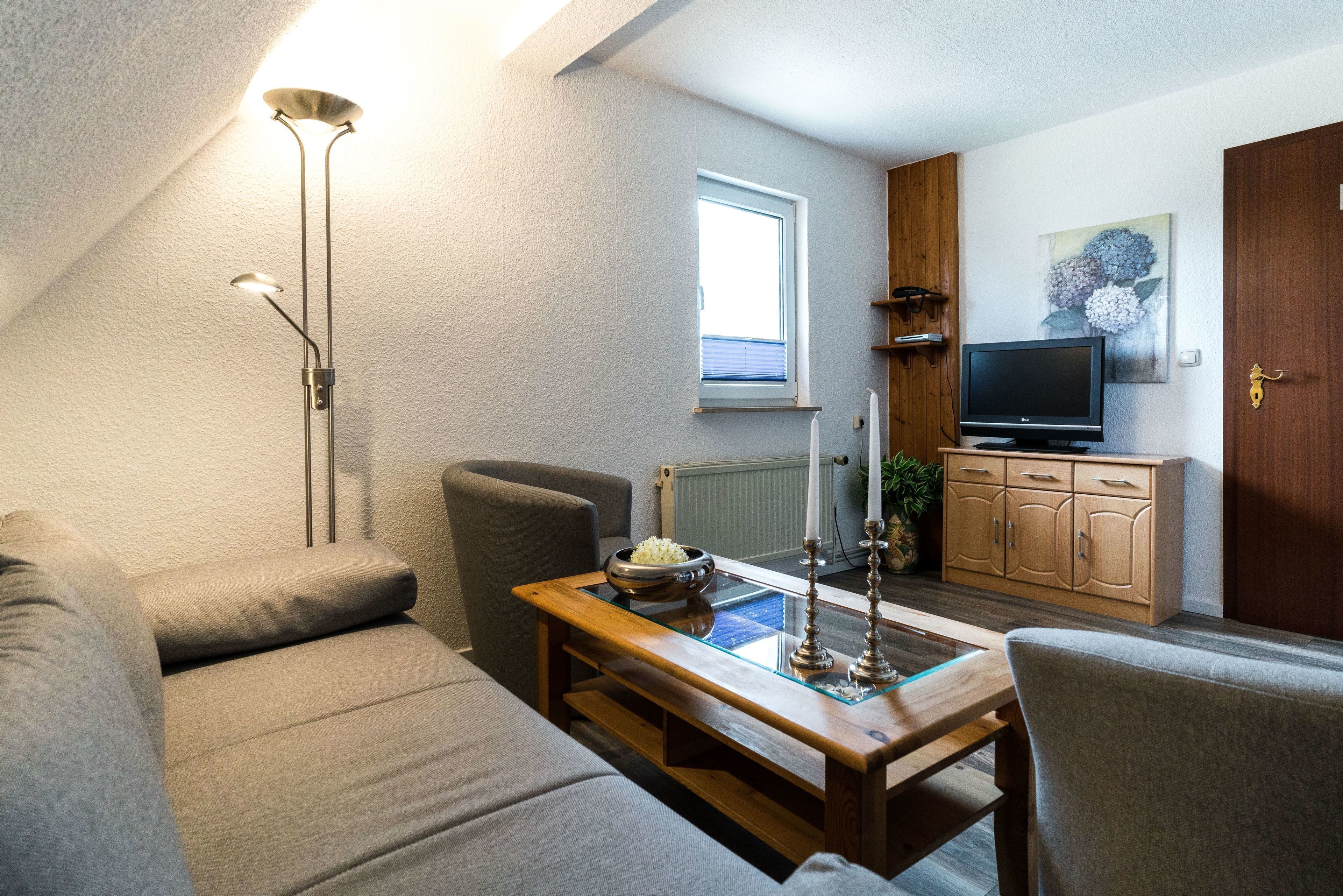 haus windhook apartment 2 | living area | flat-screen tv, pay films
