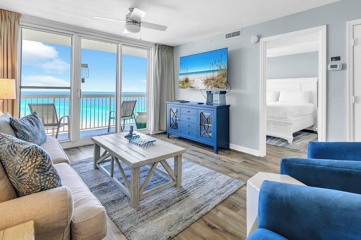 Elite Condo 2 Bedrooms 2 Bathrooms Ocean View 17th Floor | Blendingsgardiner, strykejern/-brett og wi-fi (inkludert)