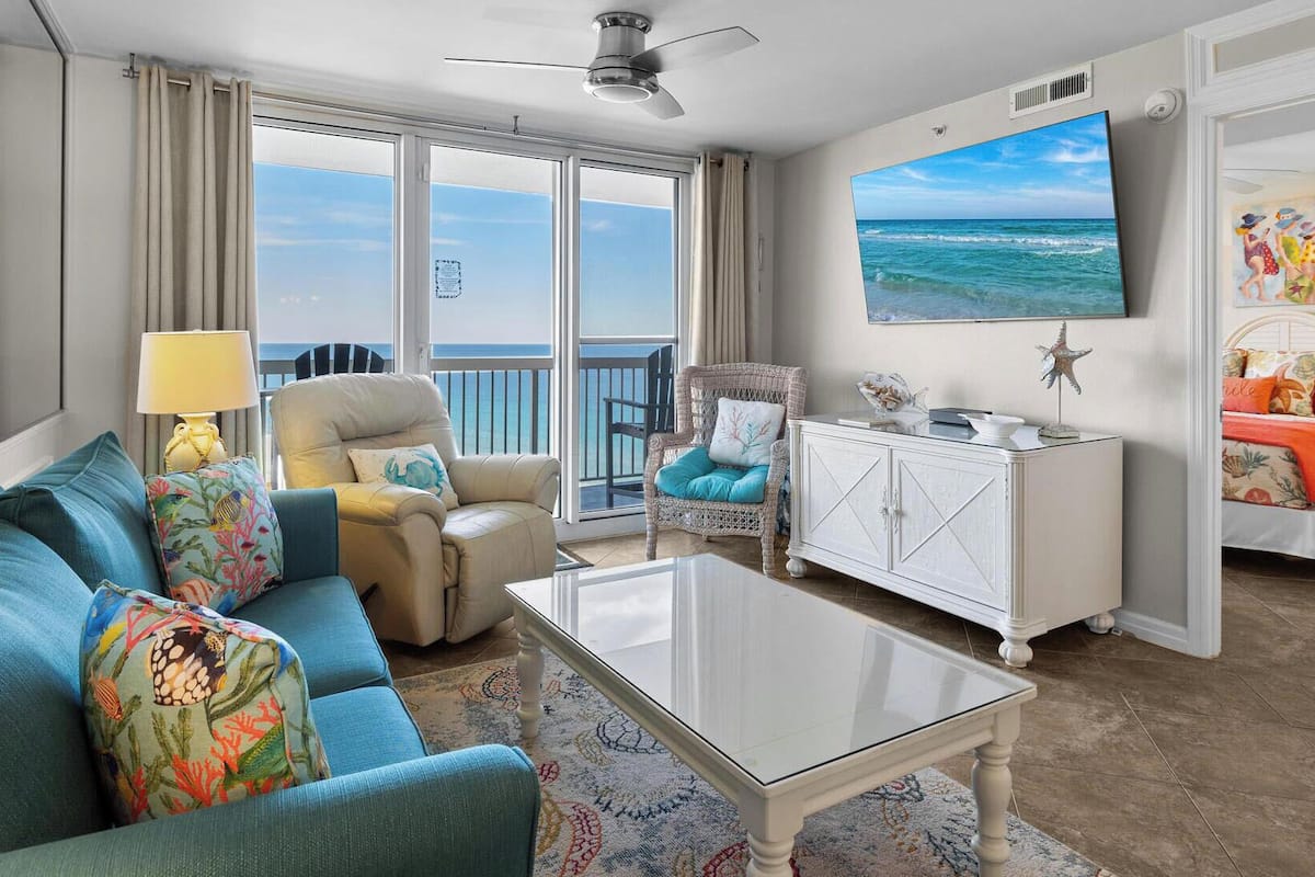 Elite Condo 2 Bedrooms 2 Bathrooms Ocean View 16th Floor | Blendingsgardiner, strykejern/-brett og wi-fi (inkludert)