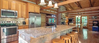Appalachian Escape - Secluded Log Cabin Retreat with Hot Tub, Fire Pit & Games