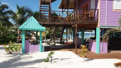 Purple Octopus Suite at King Lewey's Island Resort, Placencia Cayes, Belize