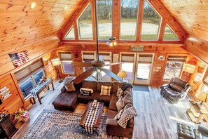 TV connectée, cheminée