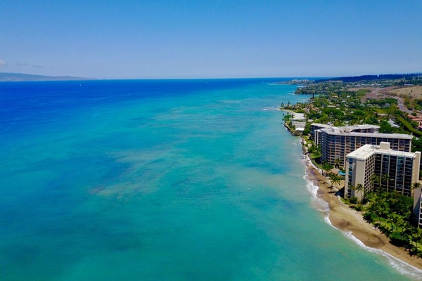 On the beach, sun loungers, beach towels
