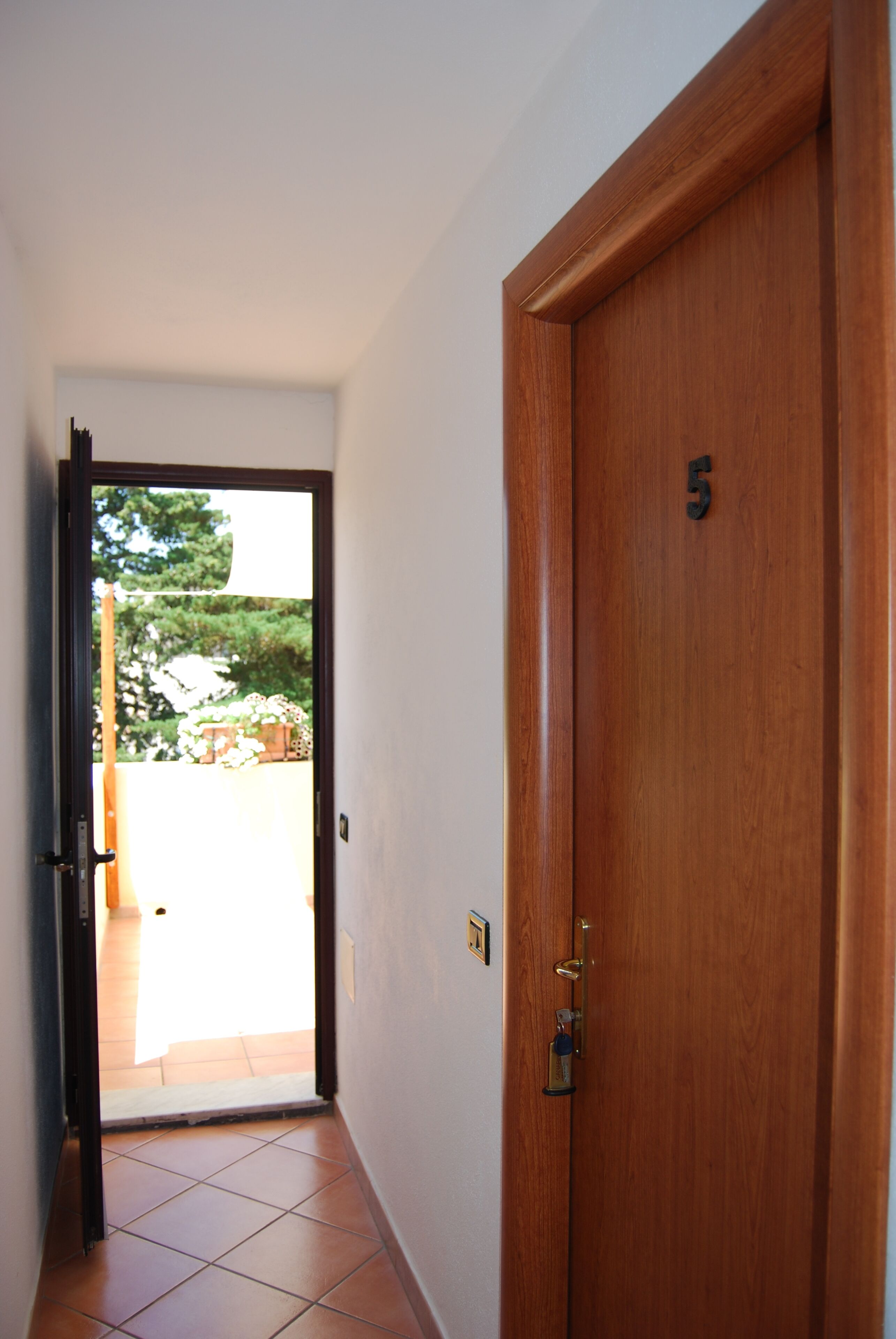 Interior entrance