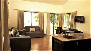 Comfort House | Living area | Flat-screen TV - Playa Lagarto Eco Development (Cuajiniquil)