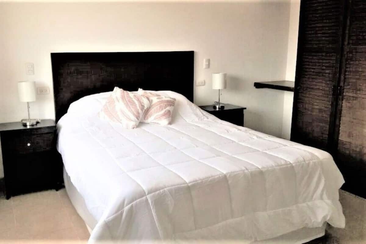 1 bedroom, in-room safe, iron/ironing board, bed sheets