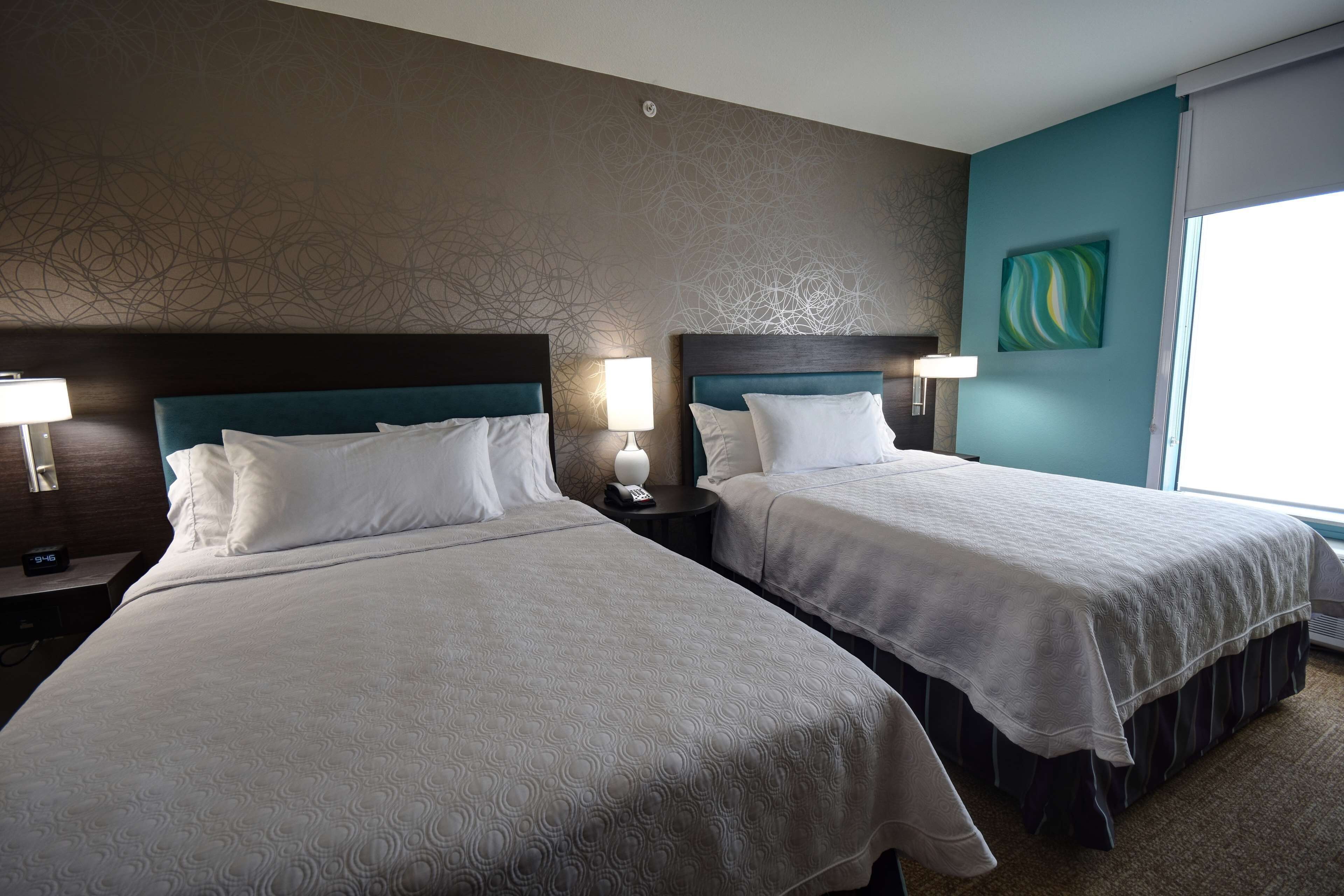 desk, blackout curtains, iron/ironing board, free wifi