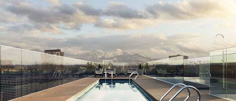Seasonal outdoor pool