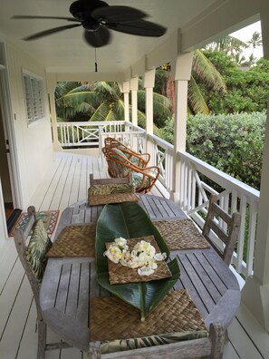 Outdoor dining