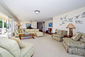 Smart TV, DVD player, toys, books