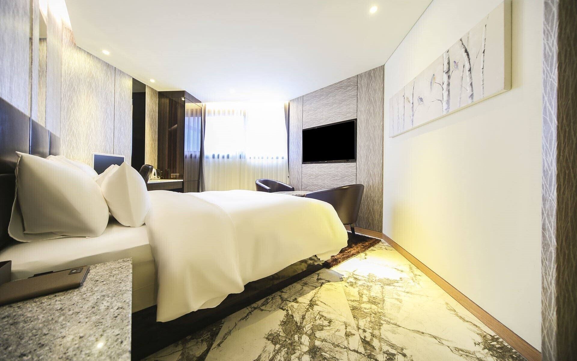 Suite, 1 dobbeltseng | Sengetøy i egyptisk bomull og sengetøy av topp kvalitet