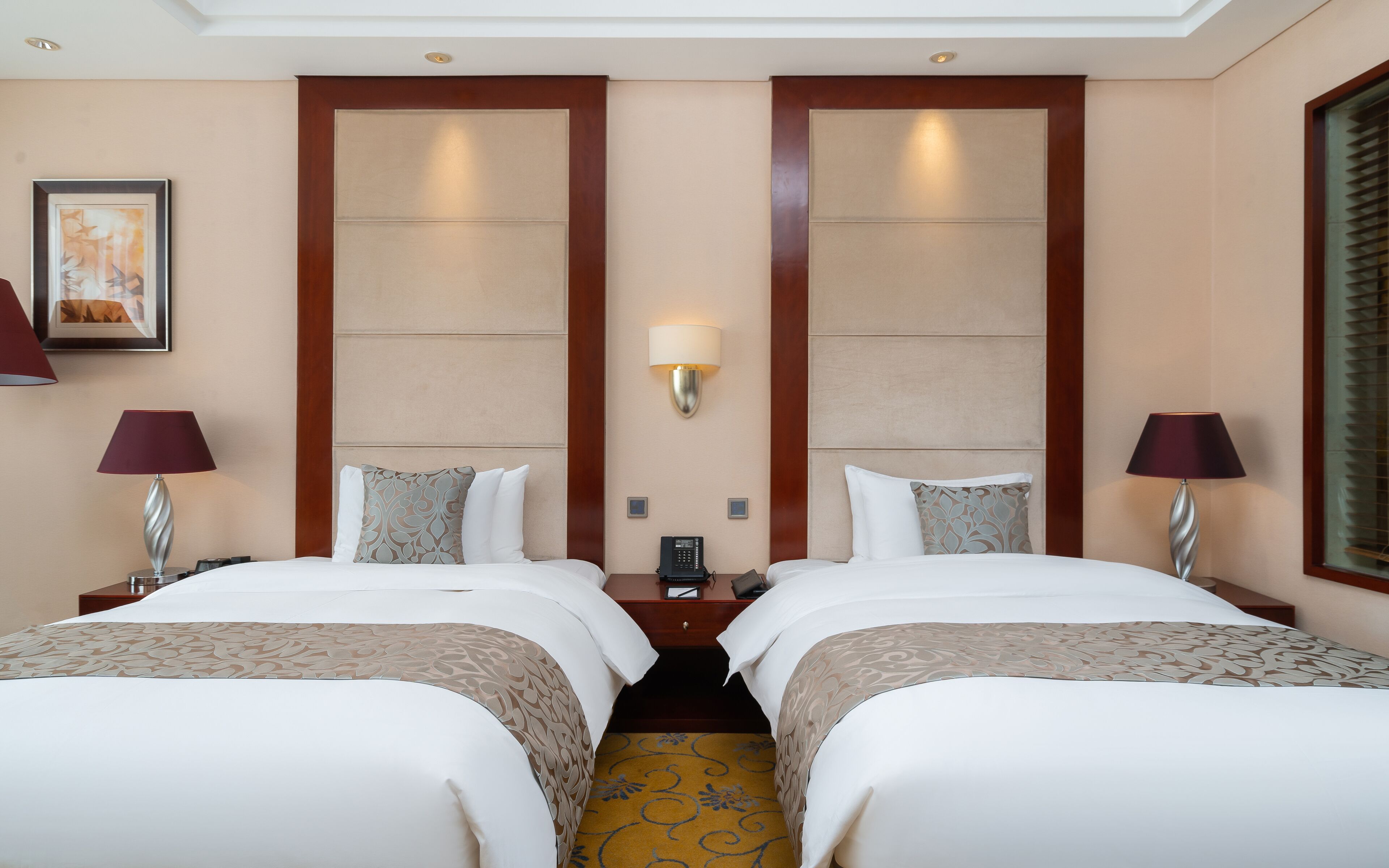 Down comforters, minibar, in-room safe, desk