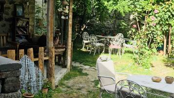 Vue depuis lâhĂ©bergement