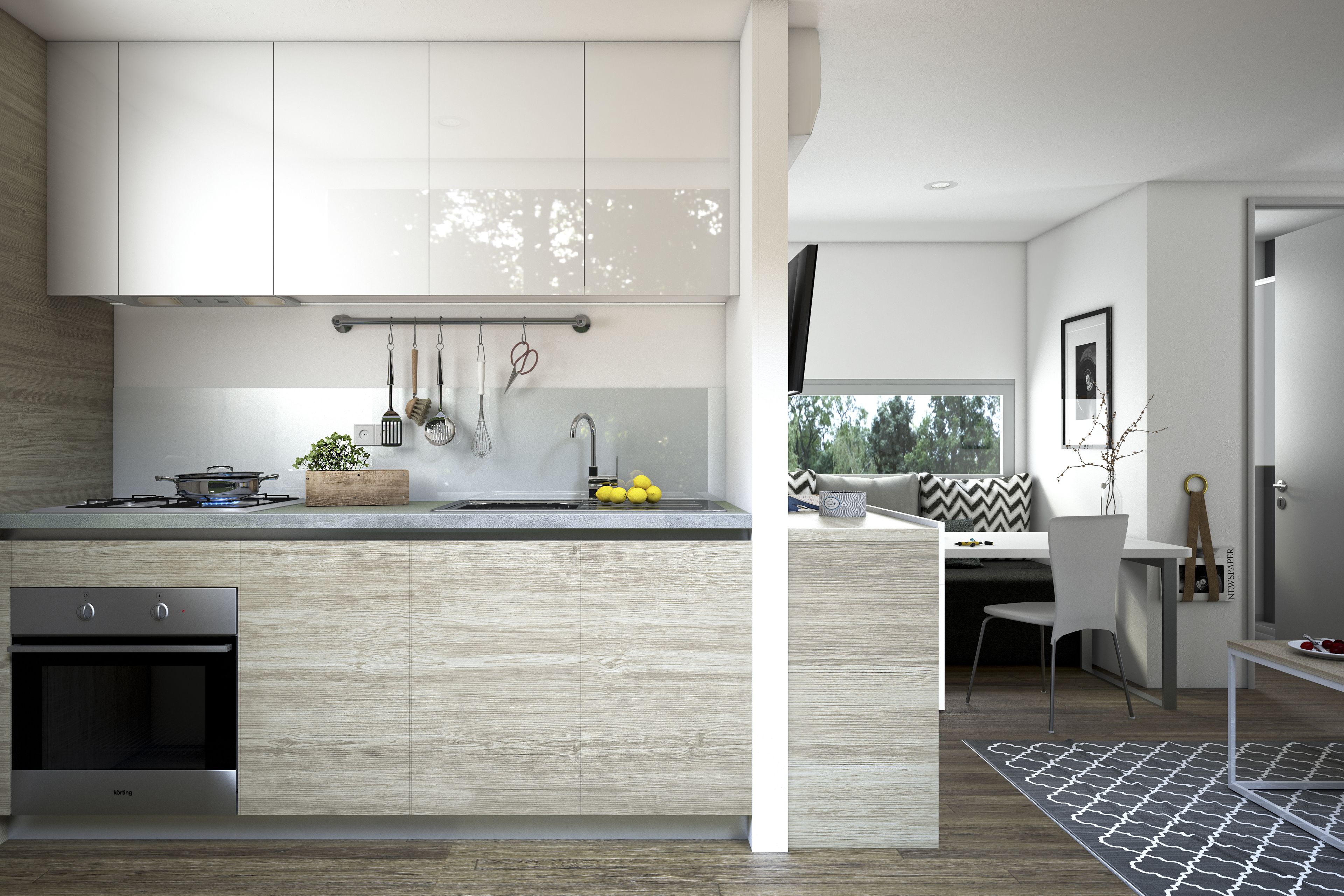 Deluxe Cabin, 2 Bedrooms | Private kitchen | Fridge, microwave, coffee/tea maker, electric kettle