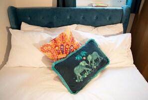 2 habitaciones, ropa de cama hipoalergénica y decoración personalizada 