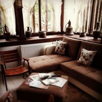 Zona de estar del vestíbulo