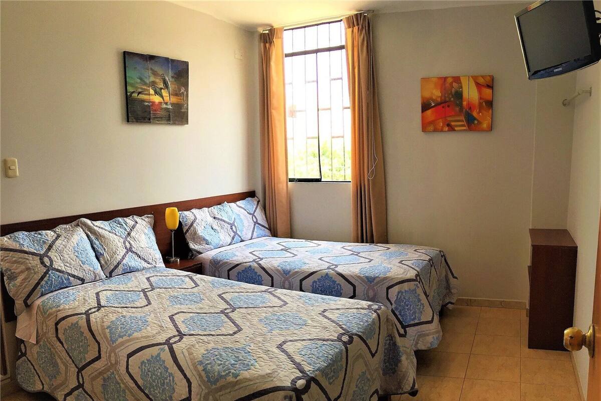 Iron/ironing board, free WiFi, bed sheets