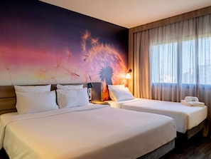 Superior Room, Multiple Beds | Down comforters, minibar, in-room safe, individually decorated