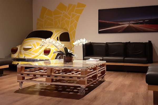 Lounge no saguão