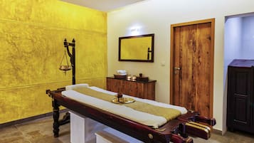 Steam room, hot stone massages, deep-tissue massages, sports massages