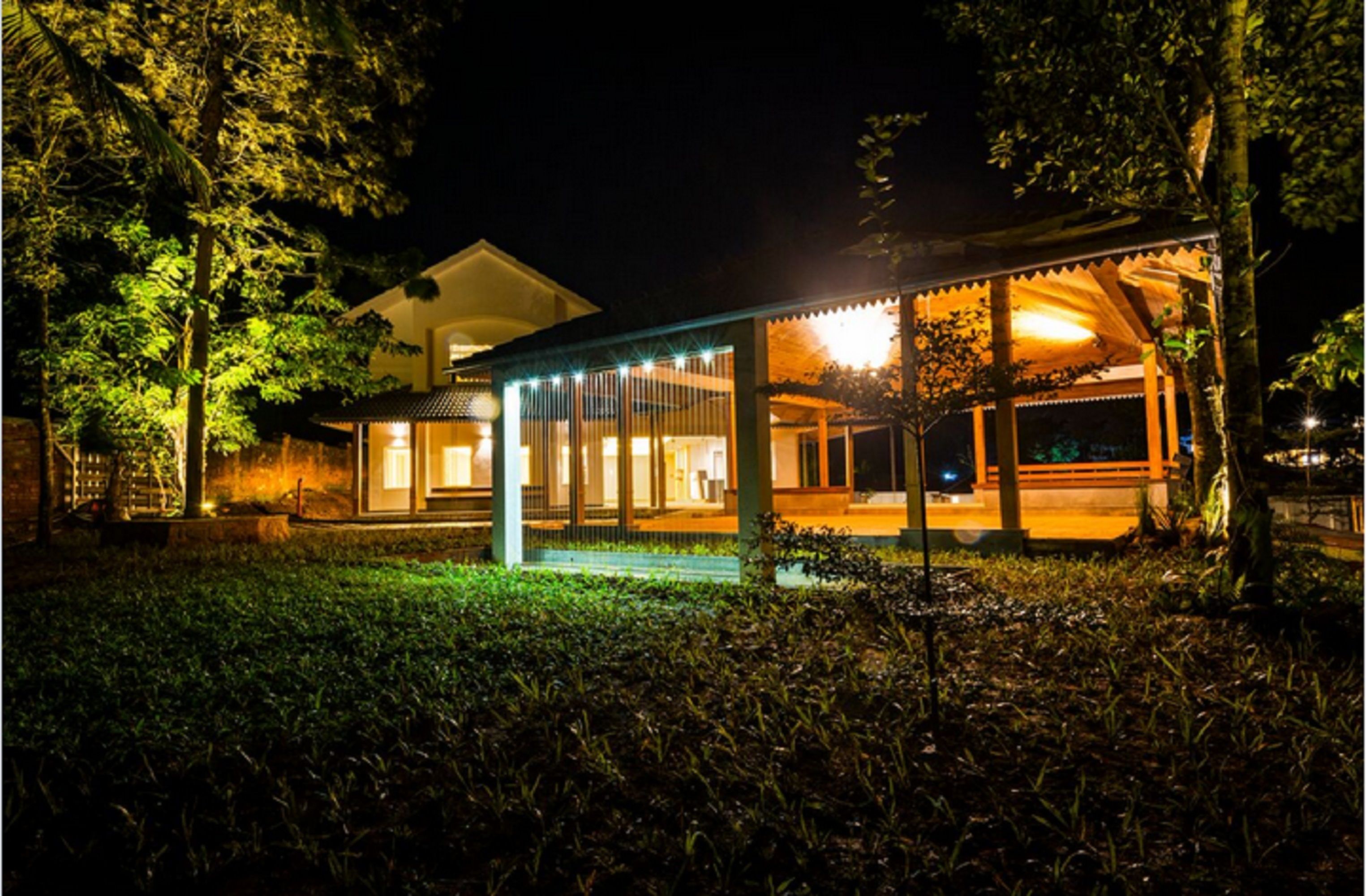 Front of property – evening/night