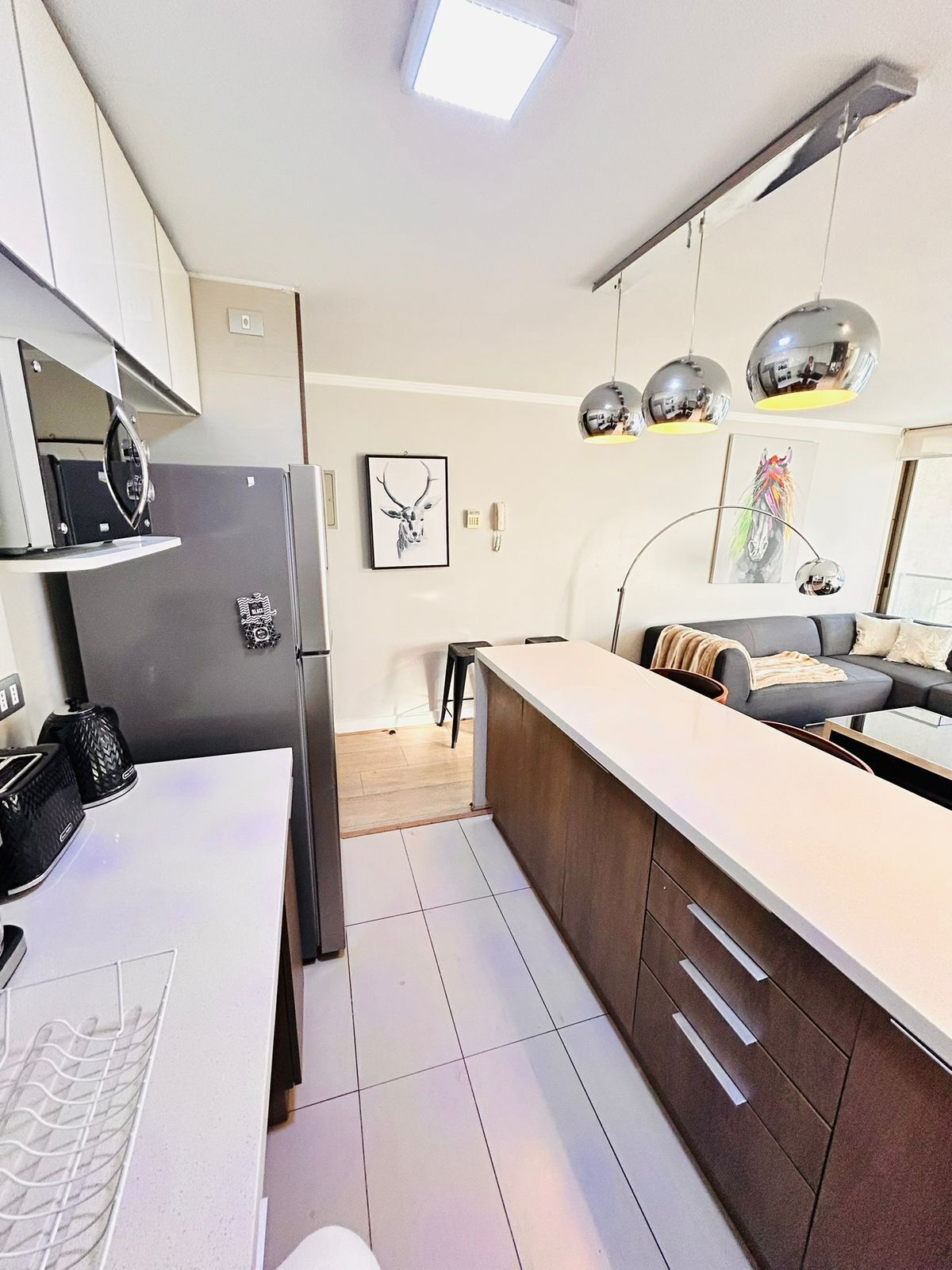 标准公寓, 2 间卧室 | 私人厨房 | 大冰箱、微波炉、烤箱、炉灶