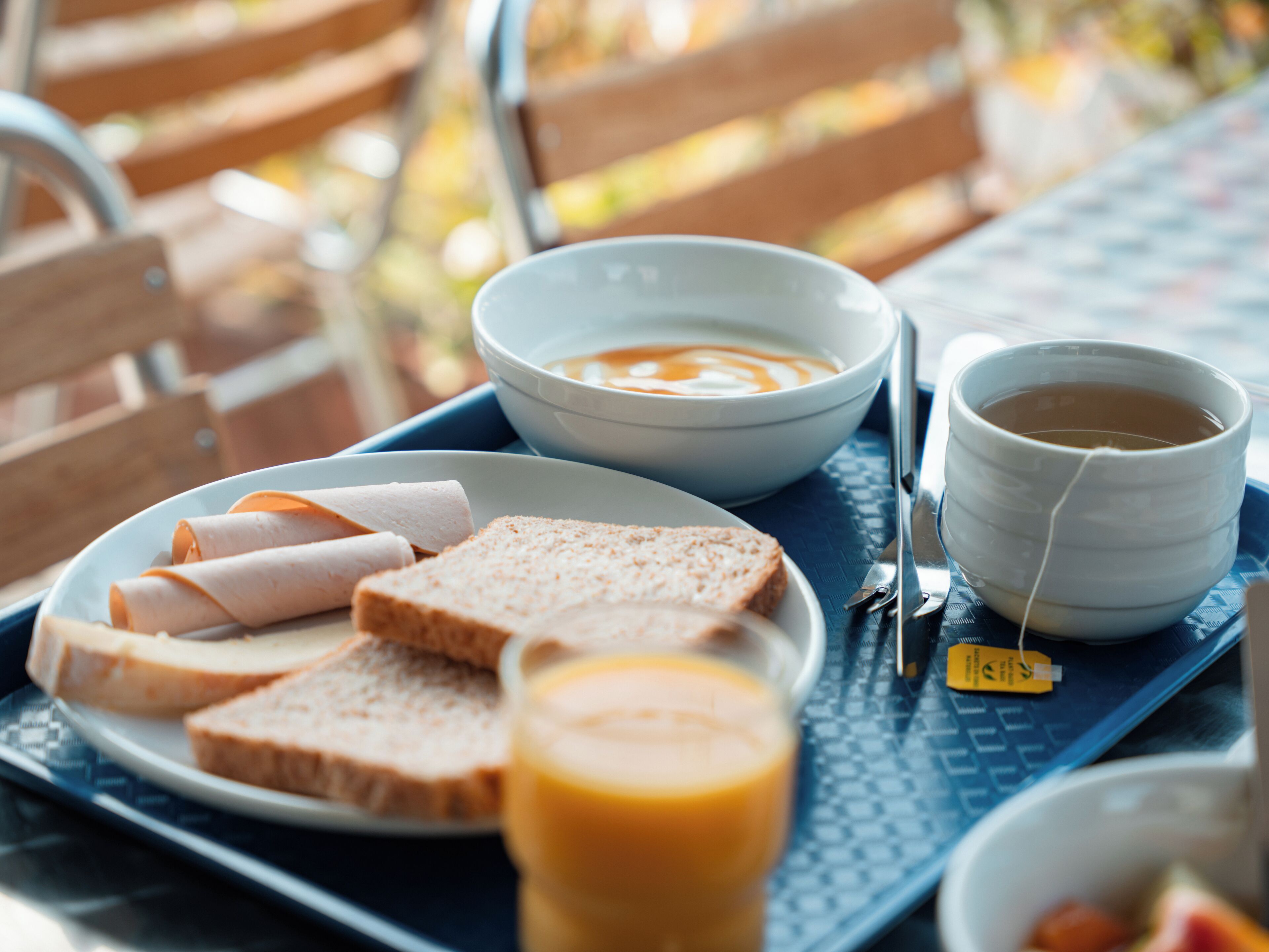 daily buffet breakfast (eur 6.80 per person)