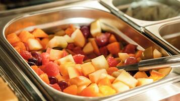 Daily buffet breakfast for a fee