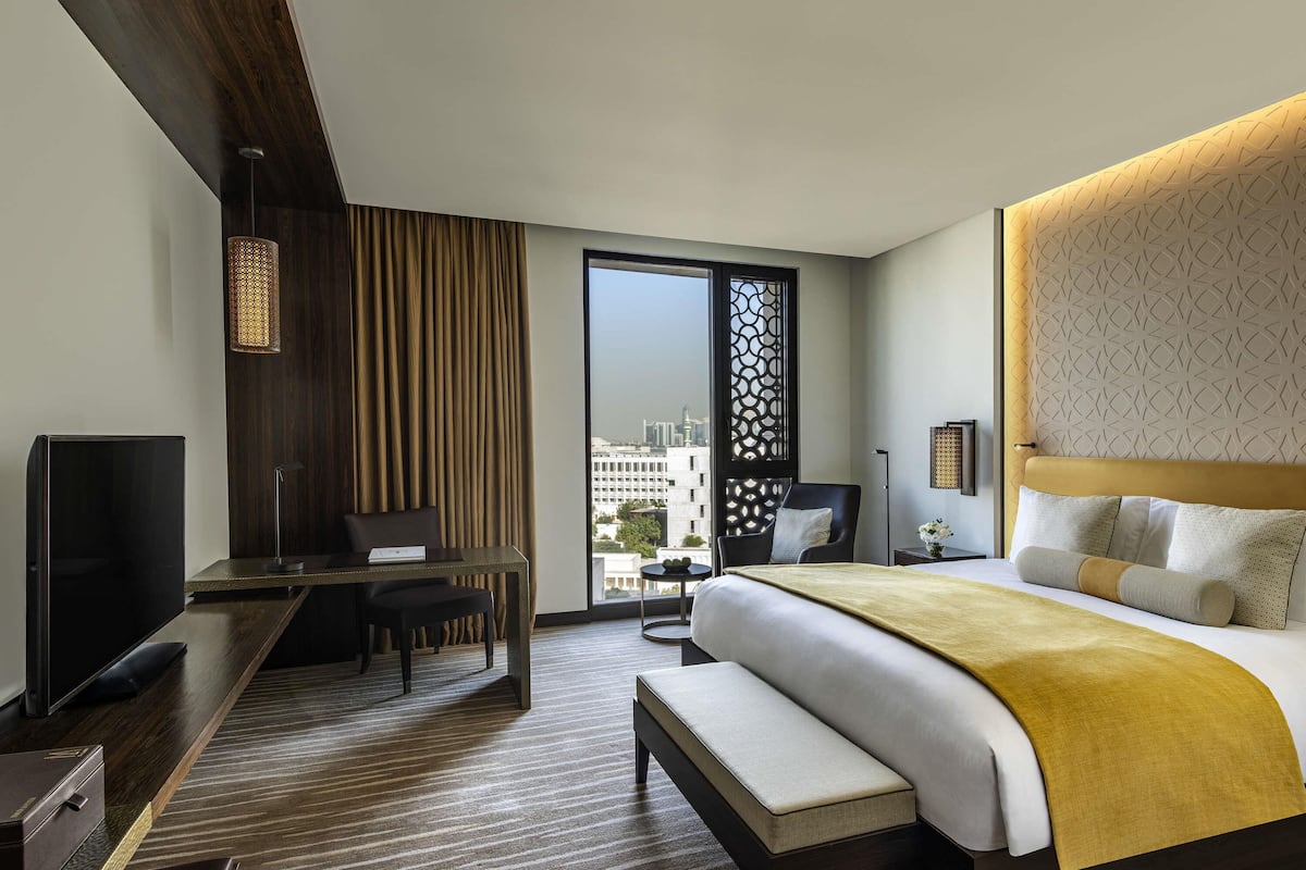 1 quarto, roupas de cama premium, frigobar, cofres nos quartos