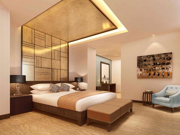 1 habitación, ropa de cama de alta calidad y minibar 