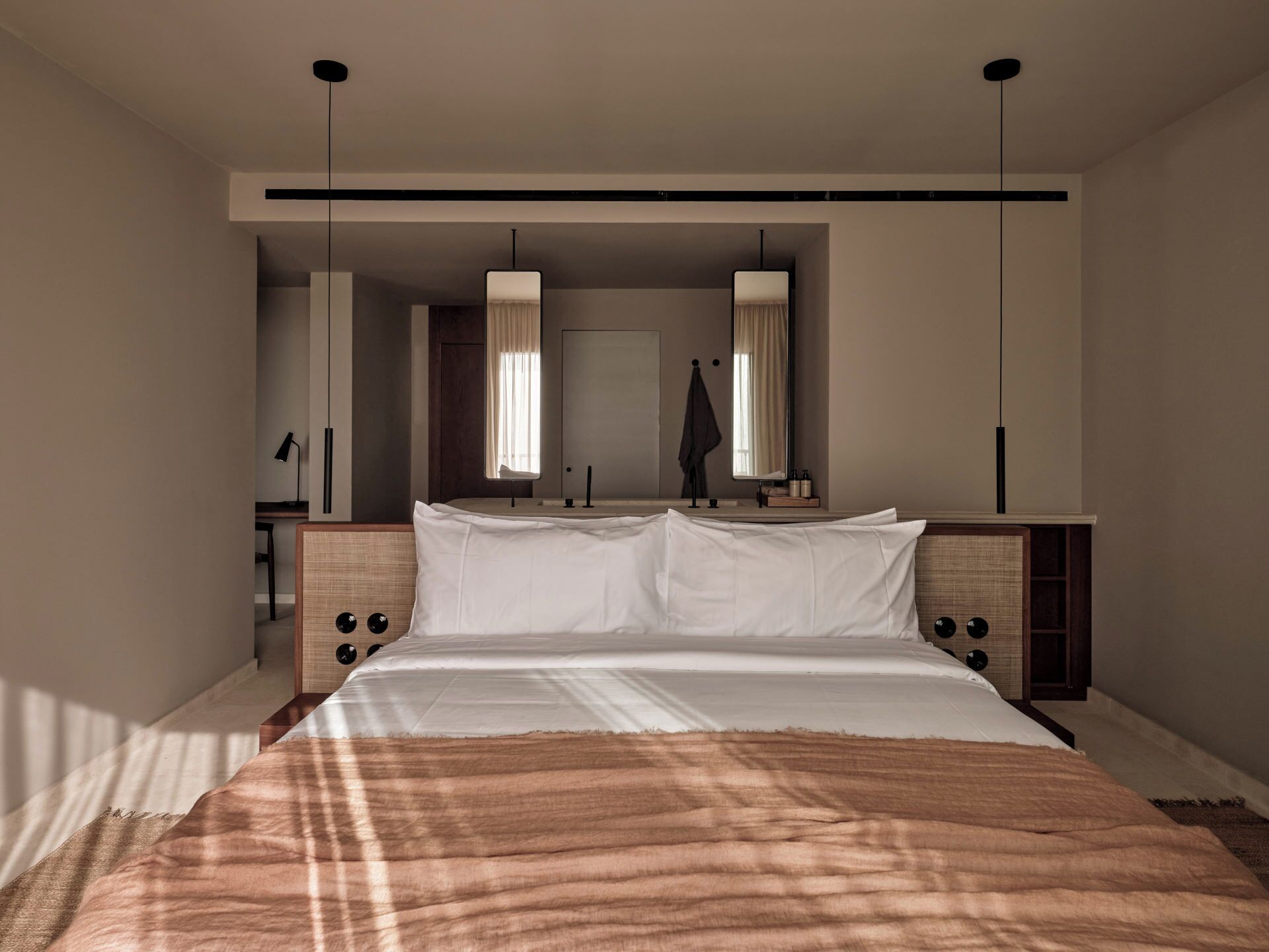 Premium bedding, down comforters, minibar, in-room safe