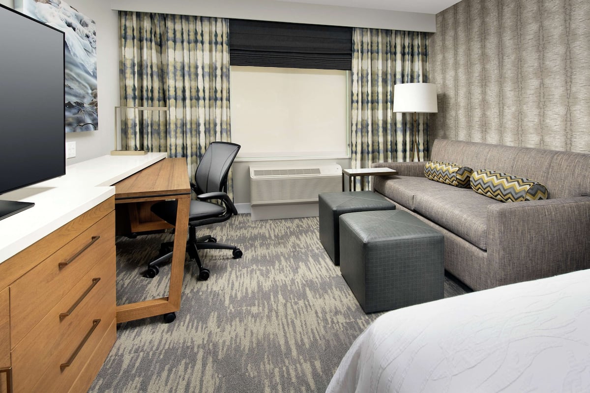 in-room safe, desk, laptop workspace, iron/ironing board