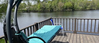 Right on the Michigamme River! 