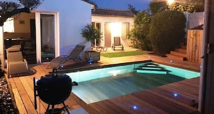 Casa *** toda comodidad con piscina climatizada (8/10 personas) Promoción Toussain