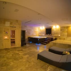 Sauna, hot tub, steam room, body treatments, body wraps, body scrubs