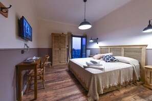 Double Room, Sea View | Premium bedding, minibar, desk, blackout drapes - B&B Parco Dei Templi (Agrigento)