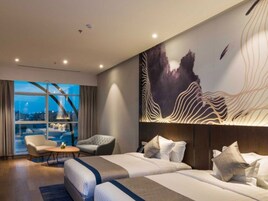 Minibar, in-room safe, desk, blackout curtains