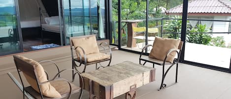 Sky View for 2 People with Fan | Terras