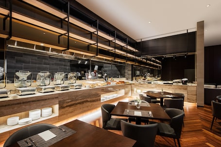 Daily buffet breakfast for a fee. Ramada Seoul Sindorim Hotel