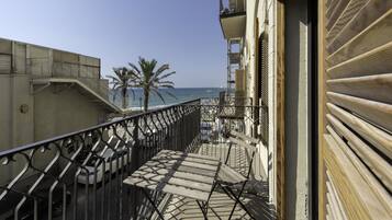 Apartment, 2 Bedrooms, Sea View | Balcony