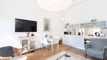 Appartement, 2 chambres, vue mer | Intérieur