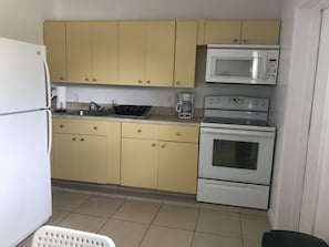 Mikrowelle, Wasserkocher mit Kaffee-/Teezubehör, Mixer