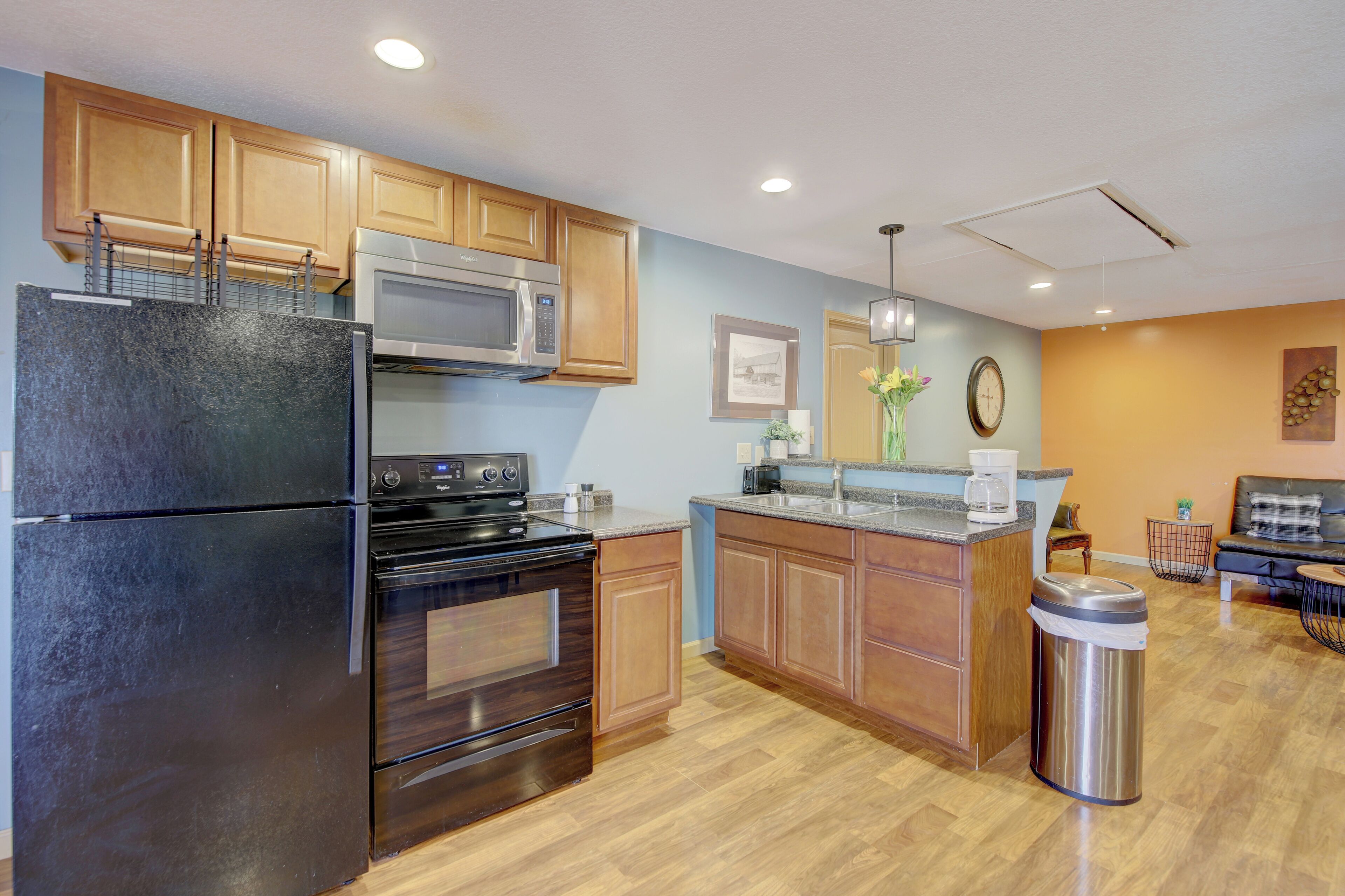 Microwave, oven, stovetop